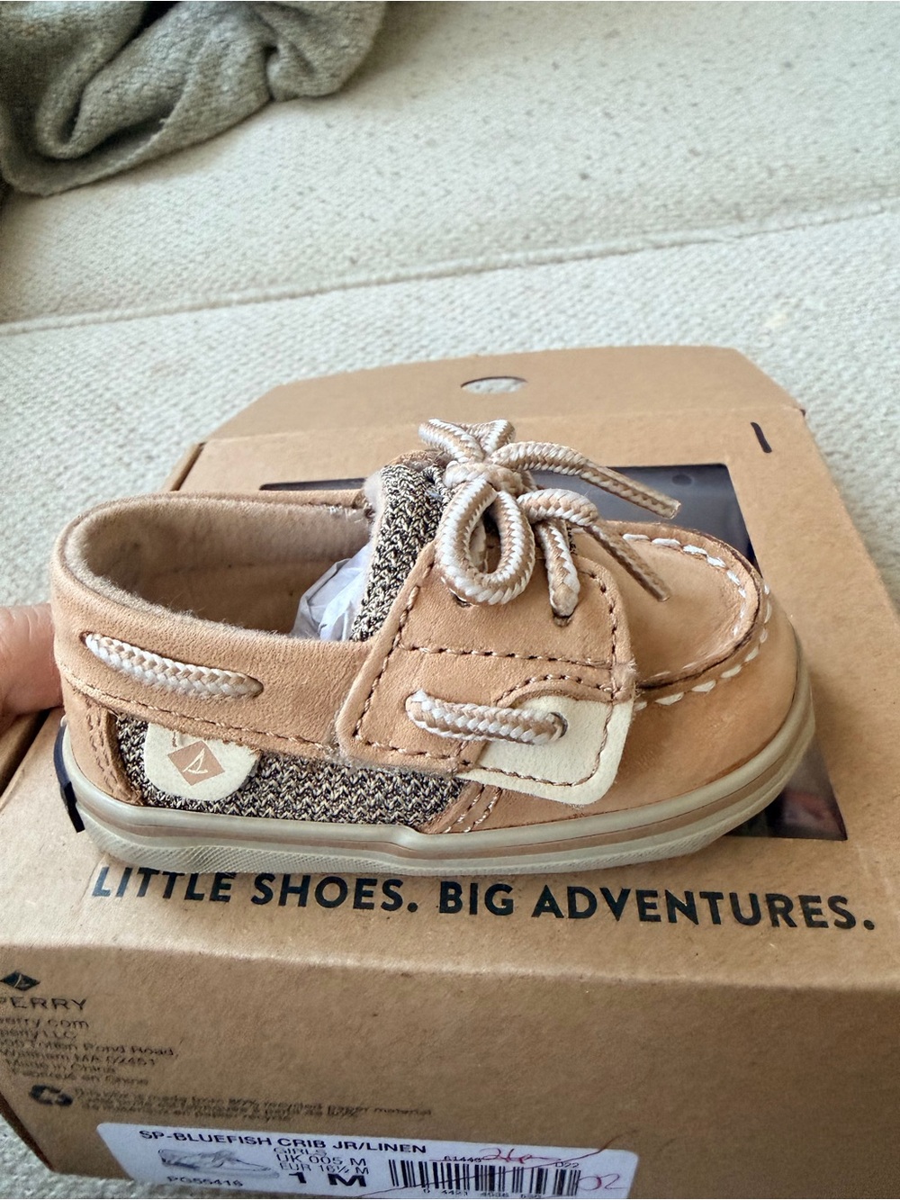 Speedy Bluefish Kids Tan Boat Shoe - Lightweight Casual Slip-On